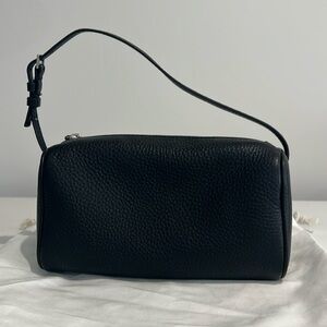Top handle leather bag